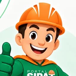 Mascote do Portal SIPAT dando boas-vindas