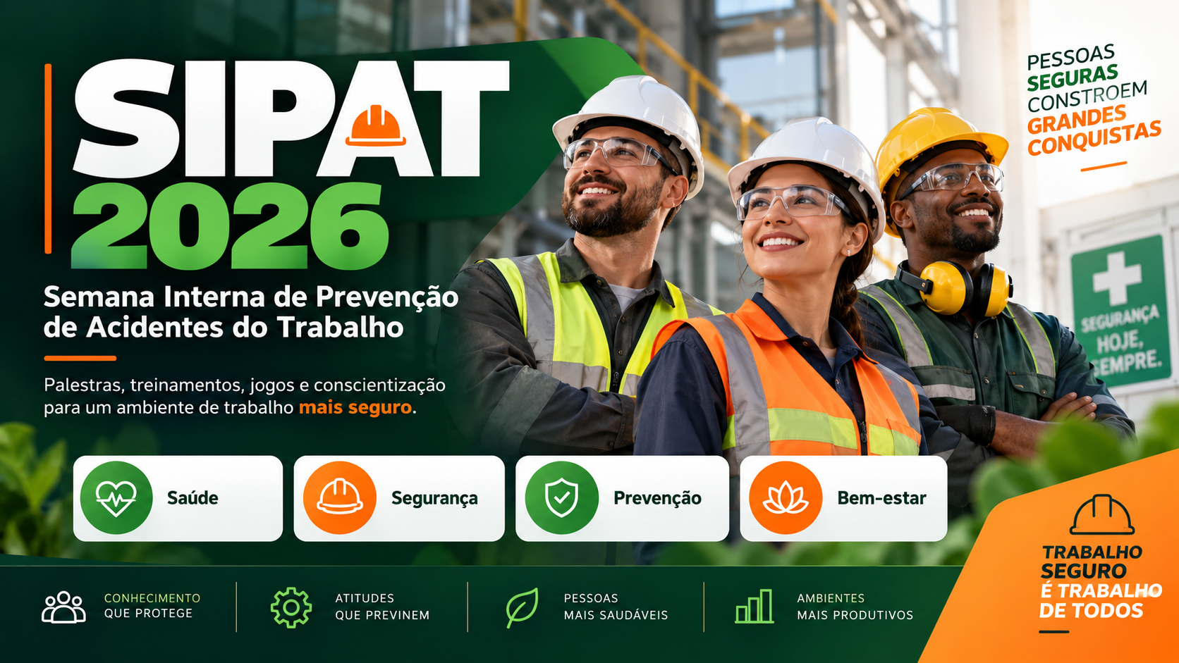 Banner do evento SIPAT DEMONSTRAÇÃO