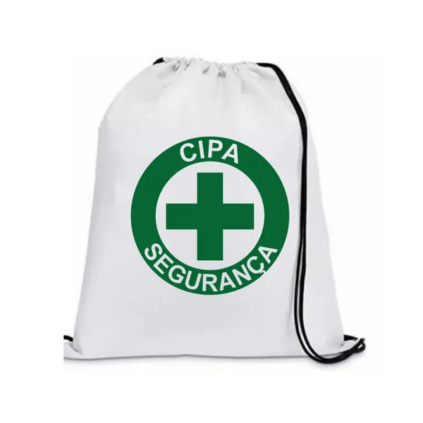 Saco organizador personalizado com a arte da SIPAT