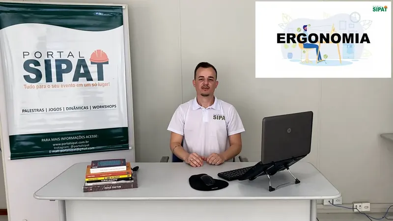 Capa da palestra Ergonomia